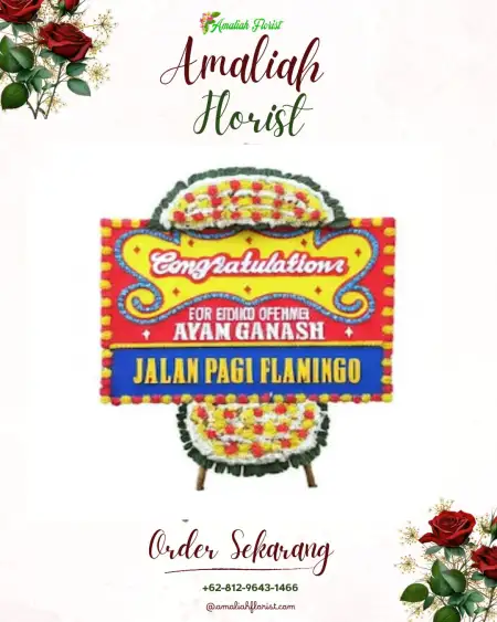 Sewa Papan Bunga Venue Wedding Cileungsi